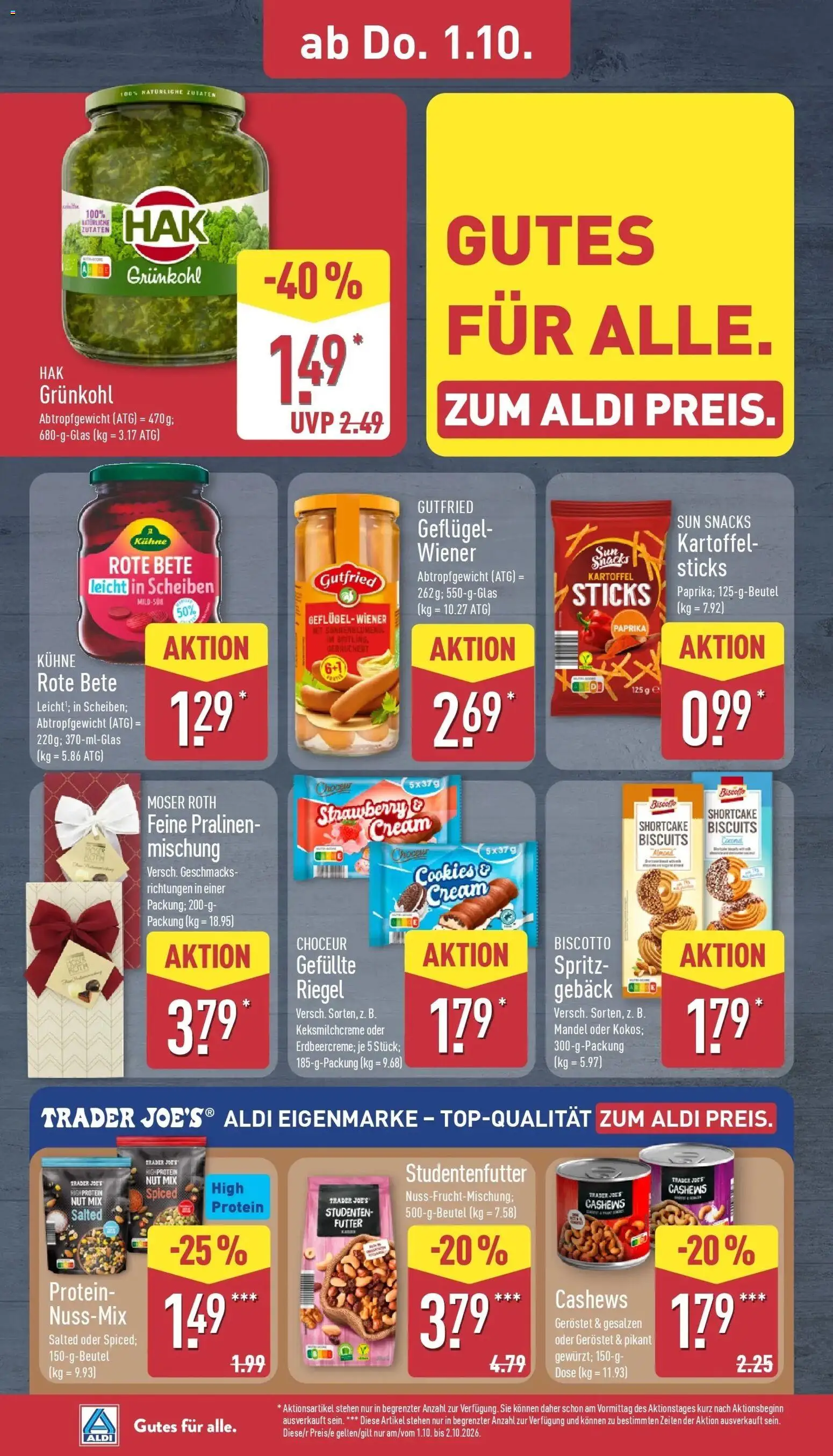 Aldi Aktueller Prospekt (ab 28.09.2026) » Angebote Online | Seite: 30 | Produkte: Sonnenblumenol, Paprika
