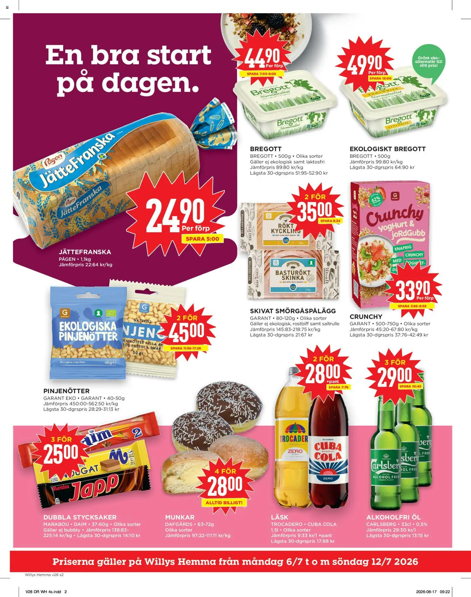 Willys reklamblad aktuell från 06/07/2026 | Sida: 2