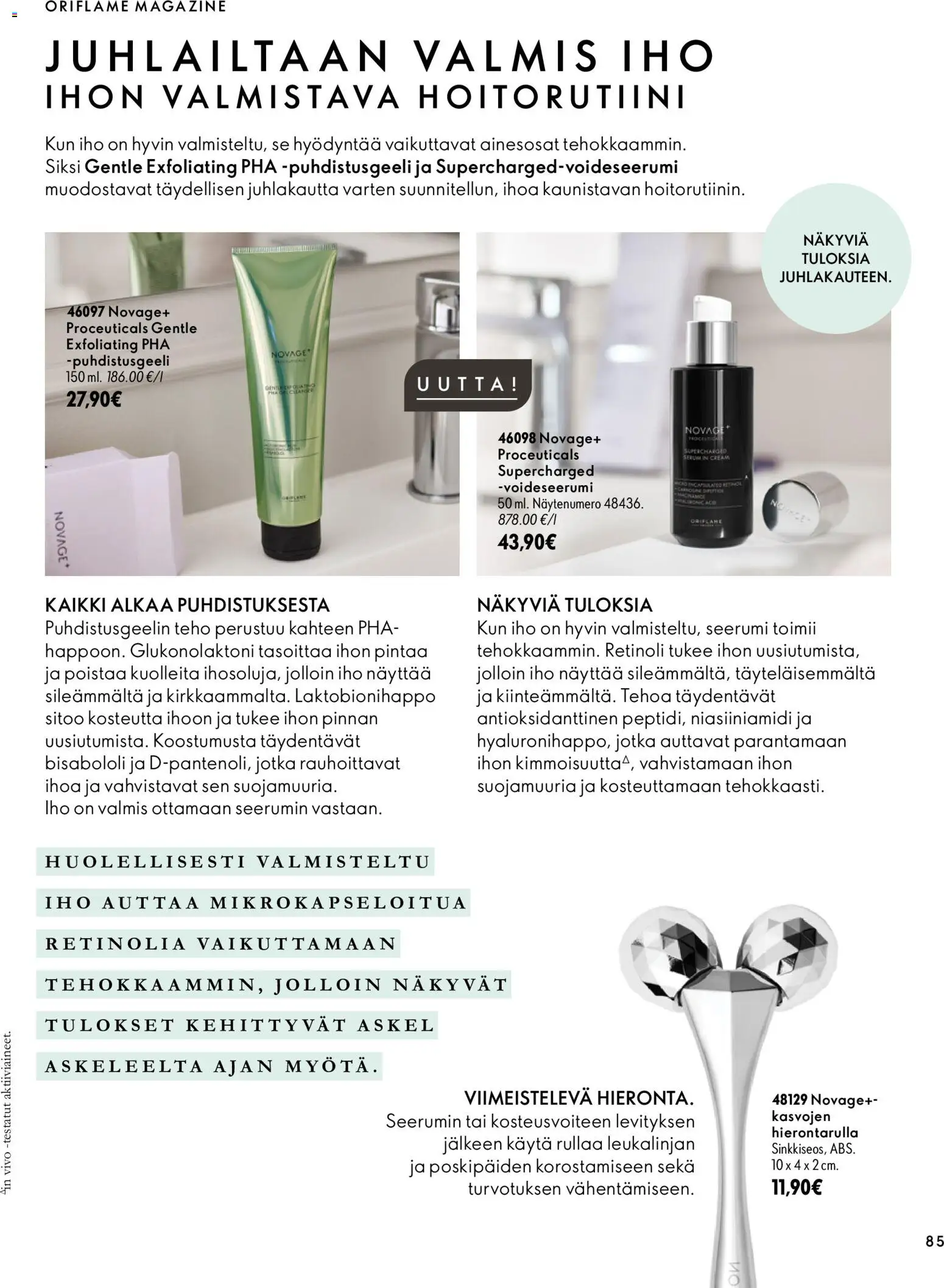 Oriflame tarjoukset – voimassa 18/11/2026 alkaen | Sivu: 85 | Tuotteet: Seerumi