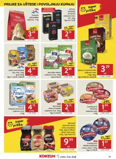 Konzum Katalog - Pregled kataloga iz trgovine Konzum, vrijedi od 16.09.2026 | Stranica: 37 | Proizvodi: Pahuljice, Lino, Kapsule, Namaz