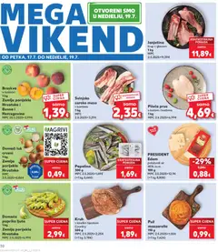 Kaufland HR akciós újság - amely érvényes a következő dátumtól: 2026.07.15. | Oldal: 30 | Termékek: Mozzarella