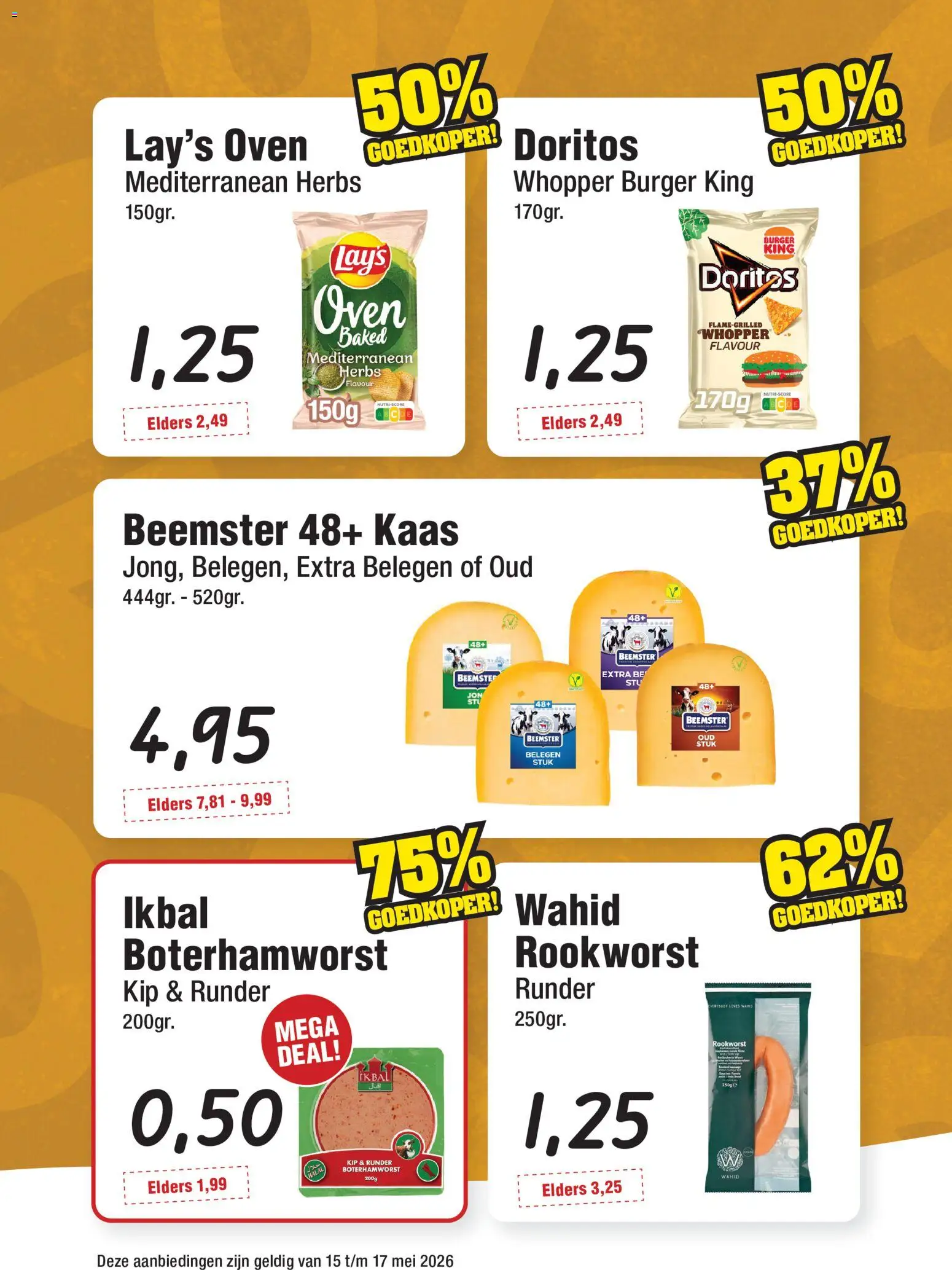 {H1} | Pagina: 4 | Producten: Kaas, Oven, Doritos, Kip