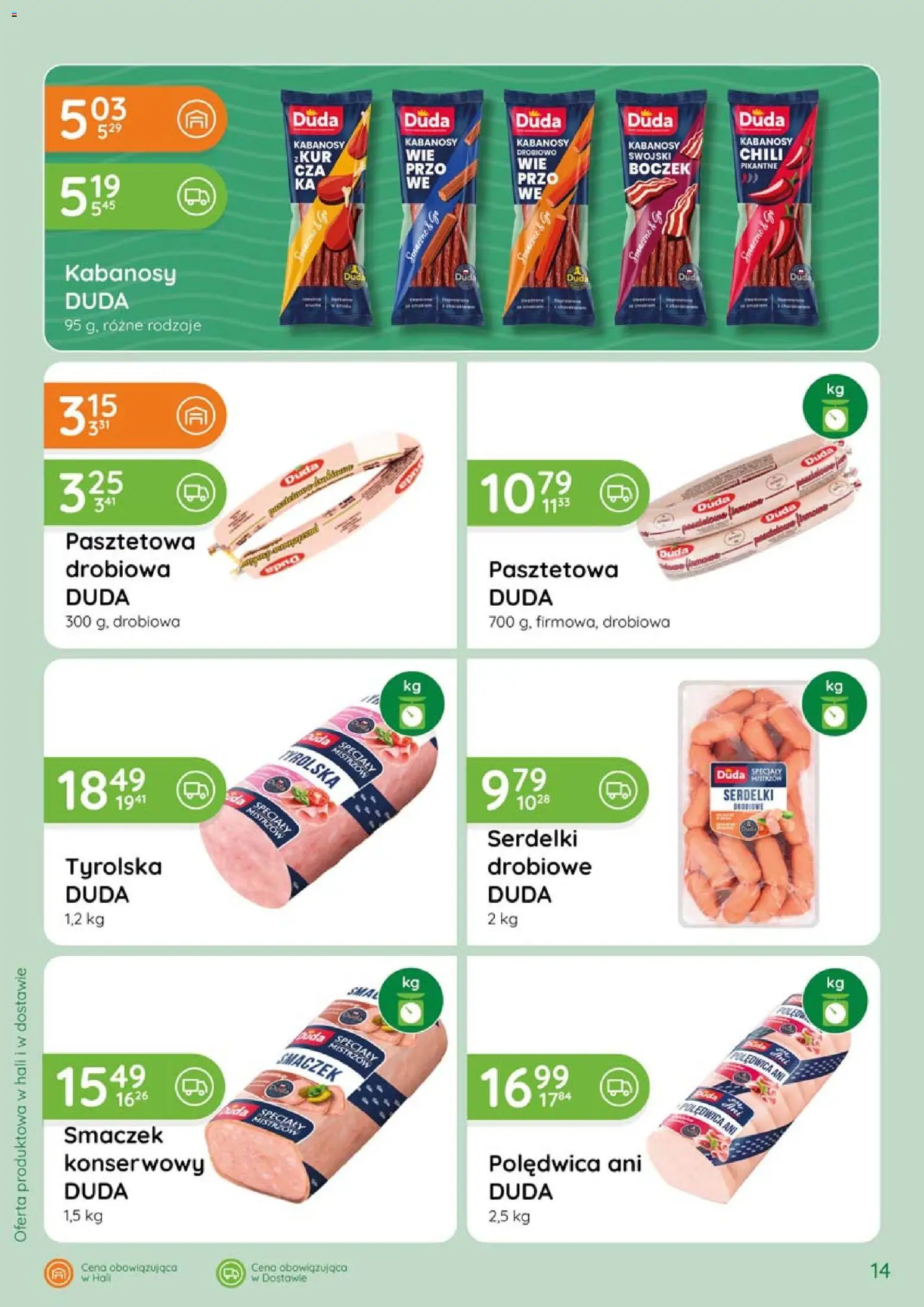 Eurocash gazetka - Katalog Wędlin od 07.05.2026 | Strona: 14 | Produkty: Chili, Kabanosy, Boczek