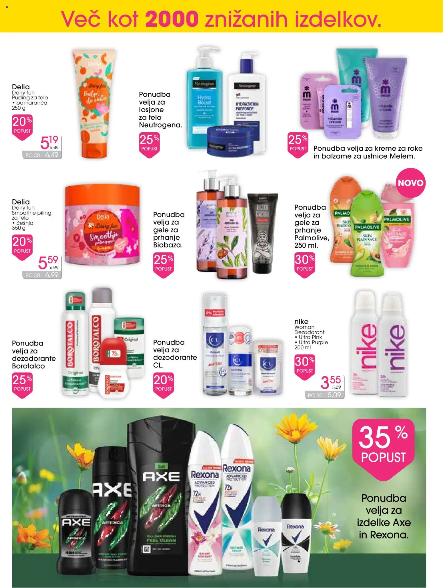 Novi Tuš drogerija katalog ponudbe – veljaven od 15.04.2026 | Stran: 6 | Izdelki: Piling za telo, Puding, Piling, Deodorant