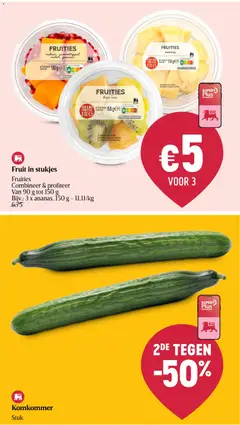 Delhaize folder week 19 - Voorbeeld van een folder van Delhaize, geldig van 07.05.2026 | Pagina: 13 | Producten: Ananas, Fruit, Granaatappel, Komkommer