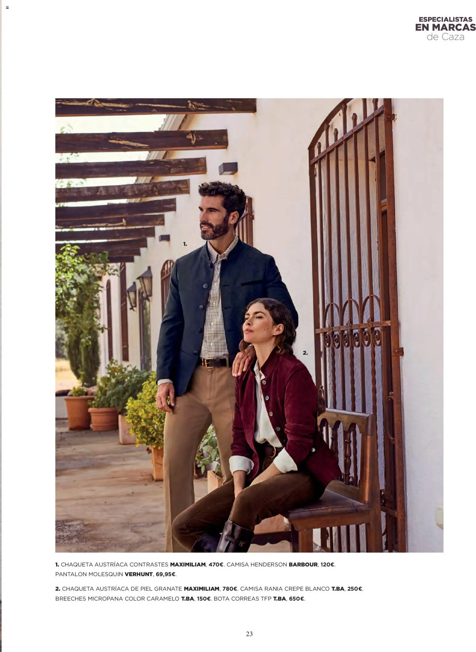El Corte Inglés La Caza │ válido desde el 01/09/2026 | Página: 23 | Productos: Camisa, Chaqueta