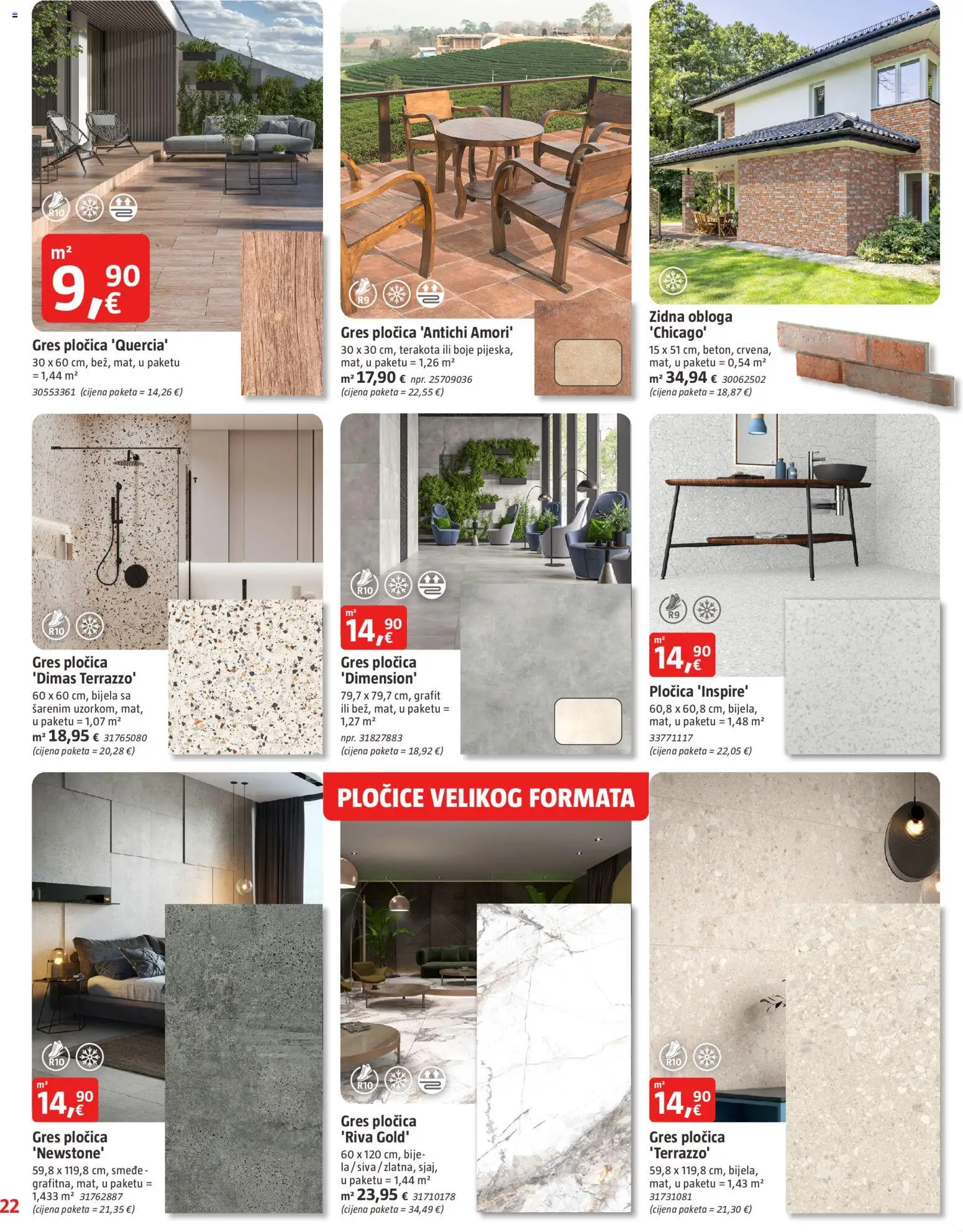 Bauhaus katalog | vrijedi od 17.06.2026 | Stranica: 22 | Proizvodi: Pločice