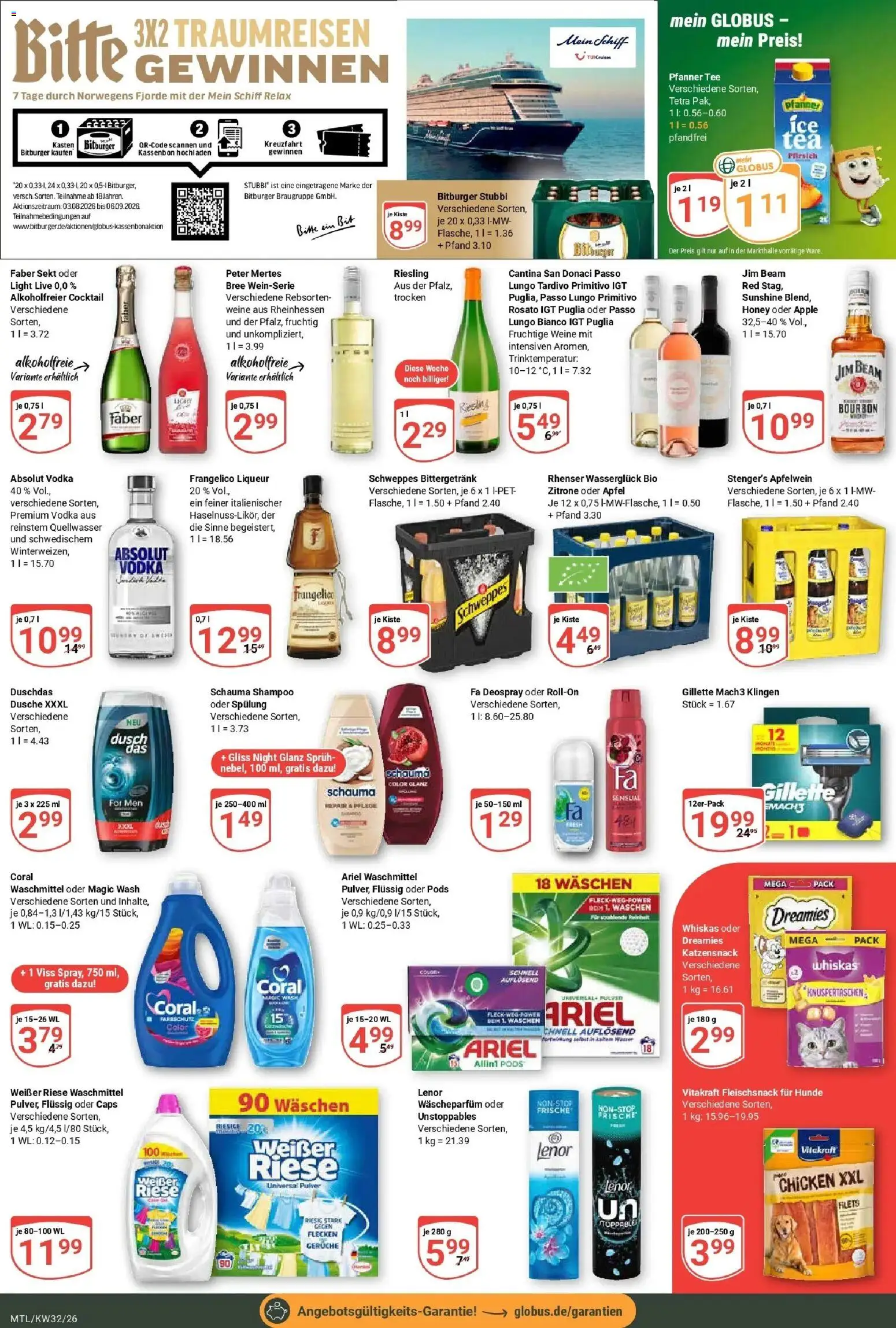 Globus Prospekt Maintal-Dörnigheim (ab 03.08.2026) » Angebote online | Seite: 7 | Produkte: Äpfel, Spülung, Deospray, Vodka