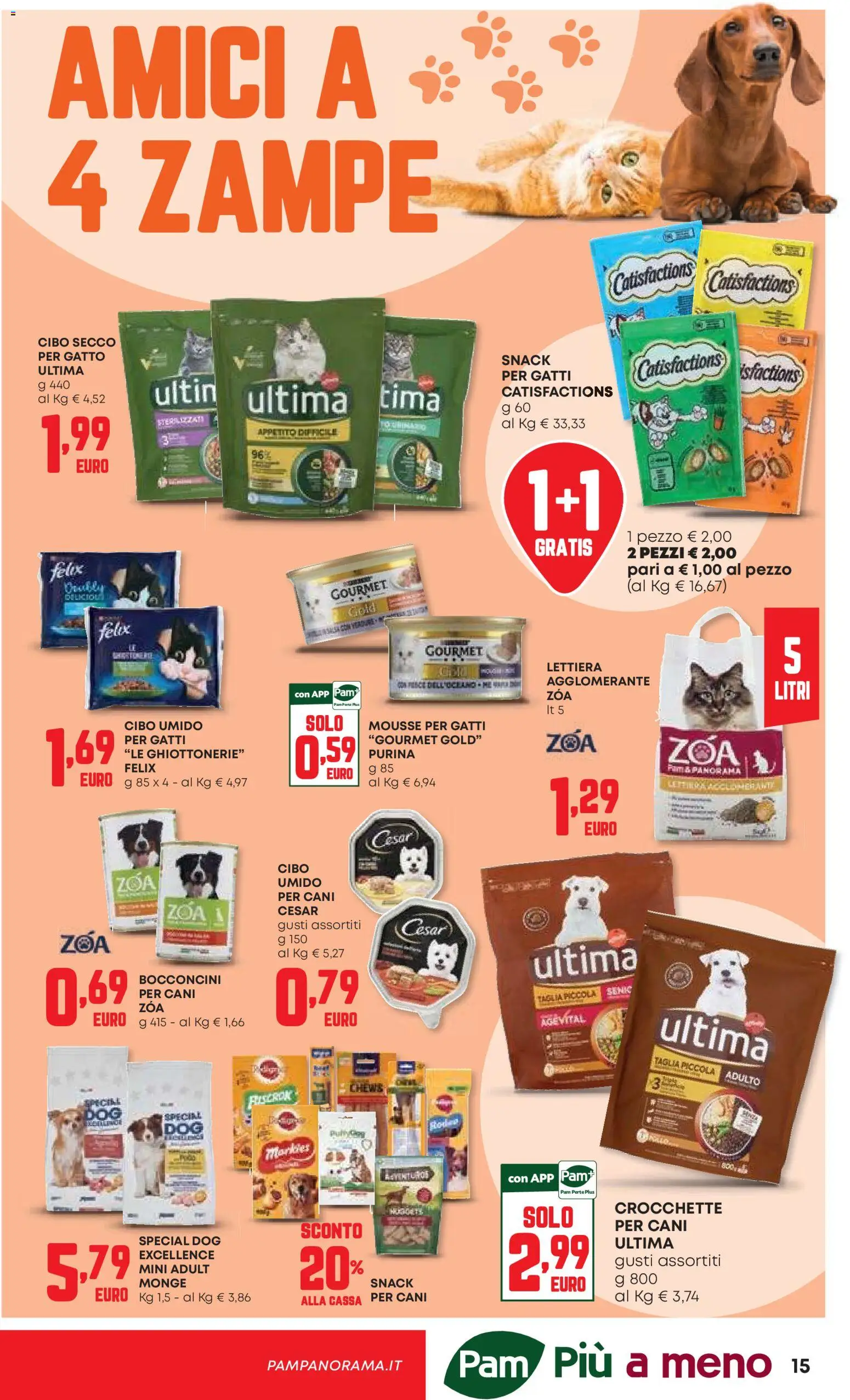 Volantino PAM del 08/10/2026 | Pagina: 15 | Prodotti: Pesce, Crocchette