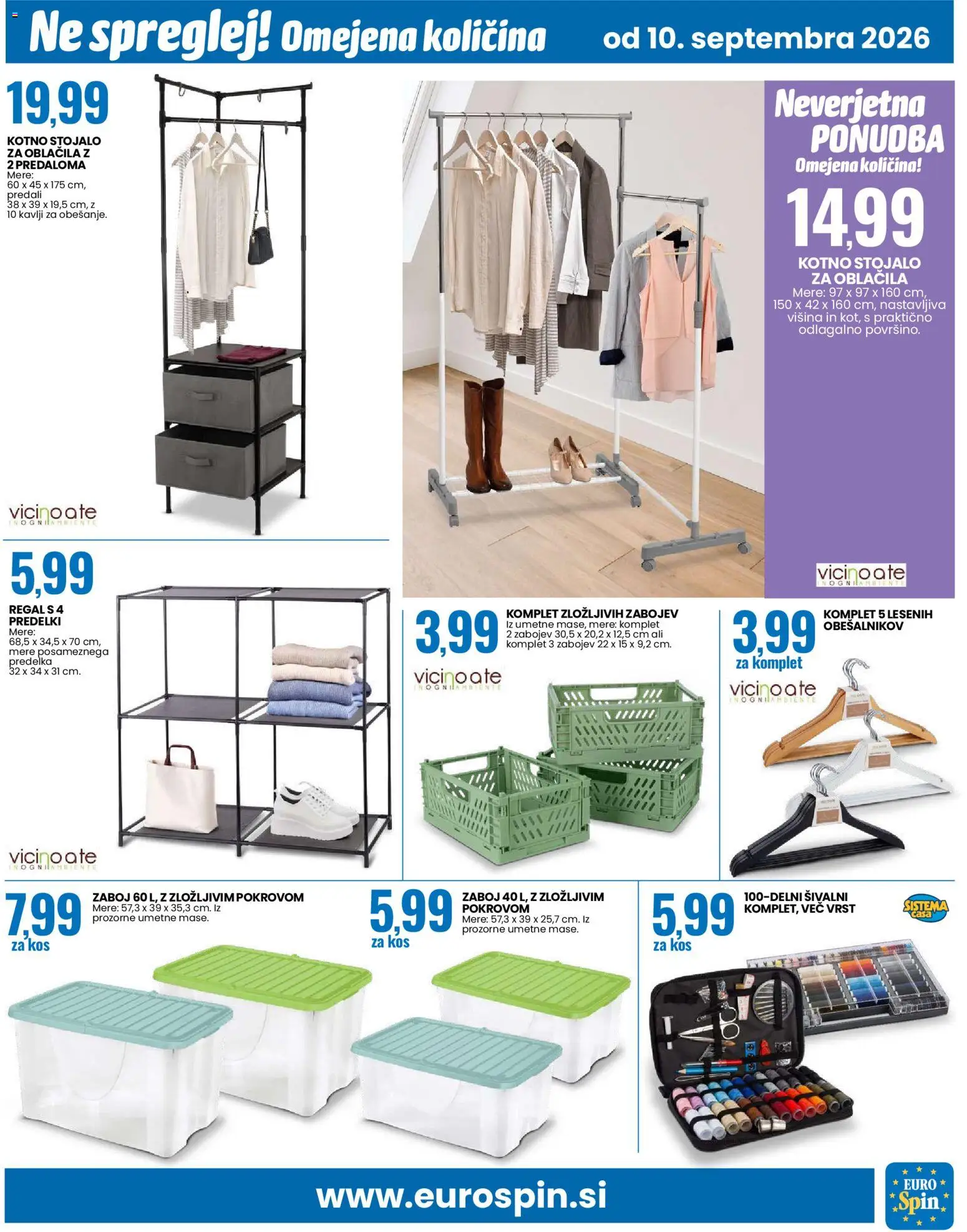 Novi Eurospin katalog ponudbe – veljaven od 10.09.2026 | Stran: 15