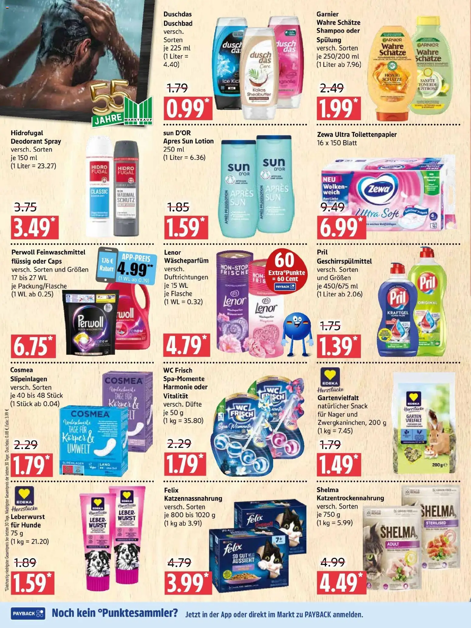 Marktkauf Prospekt Prenzlau – gültig ab 08.06.2026 | Seite: 8 | Produkte: Zewa, Spülung, Duschdas, Pril