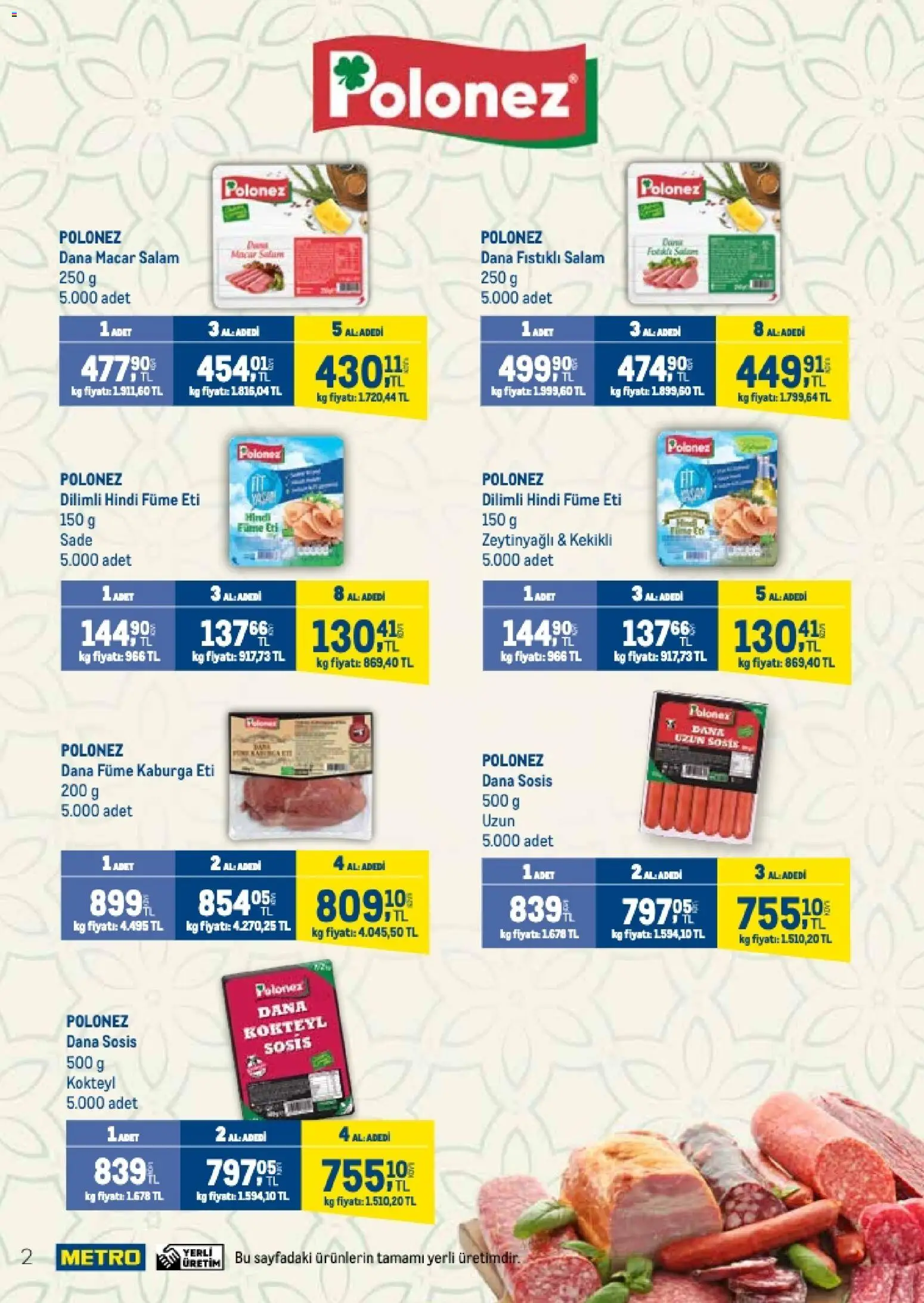 Metro - Q4 Tedarikçi Flyer - 23 Eylül 2026 tarihinden itibaren geçerlidir | Sayfa: 2 | Ürünler: Salam, Sosis, Hindi füme, Dana füme