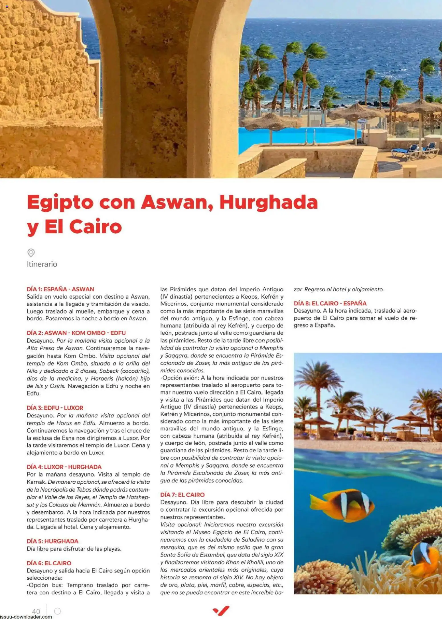 Halcón Viajes Egípto │ válido desde el 06/07/2026 | Página: 40 | Productos: Navegación