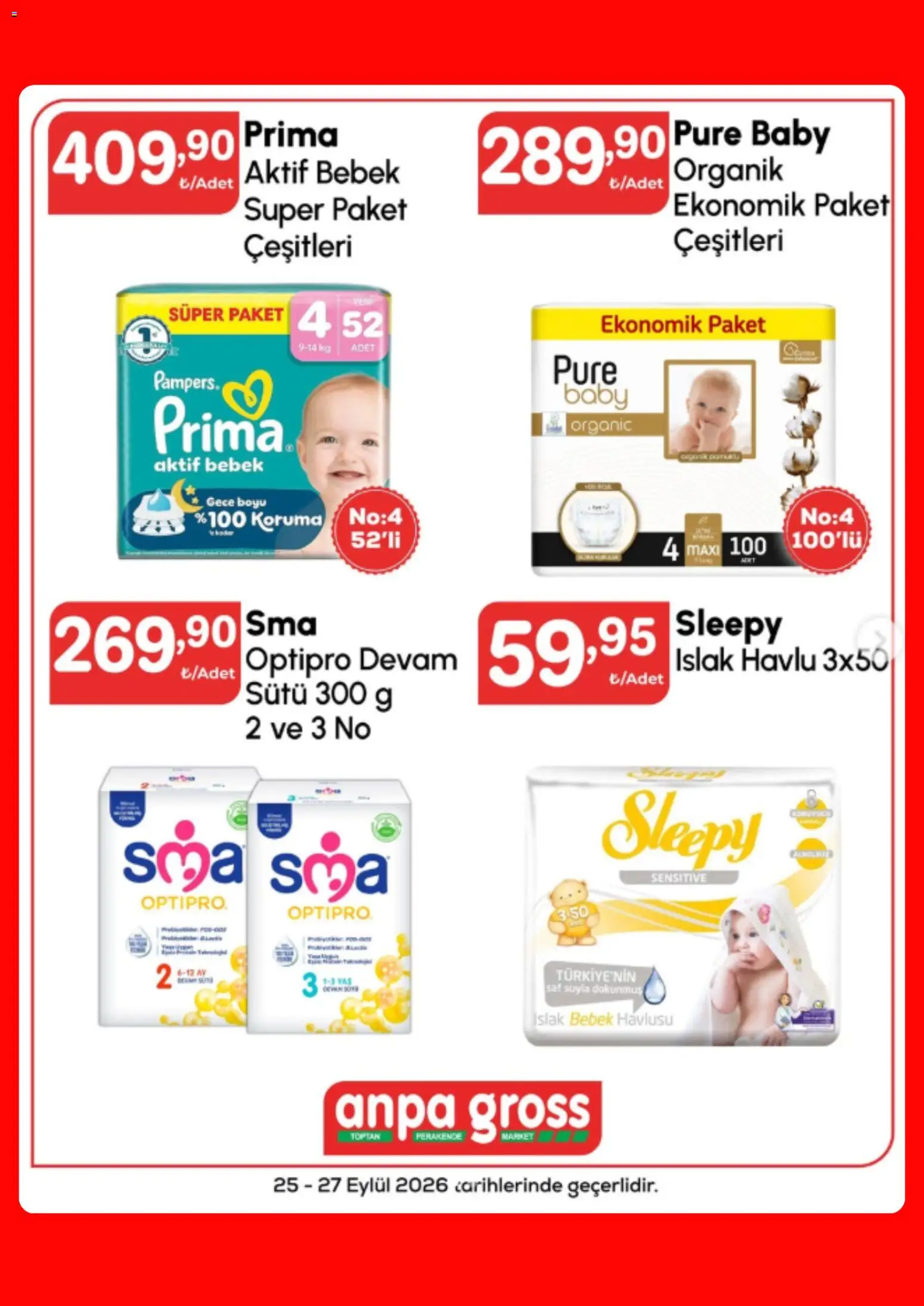 Anpa Gross Katalog - 25 Eylül 2026 tarihinden itibaren geçerlidir | Sayfa: 26