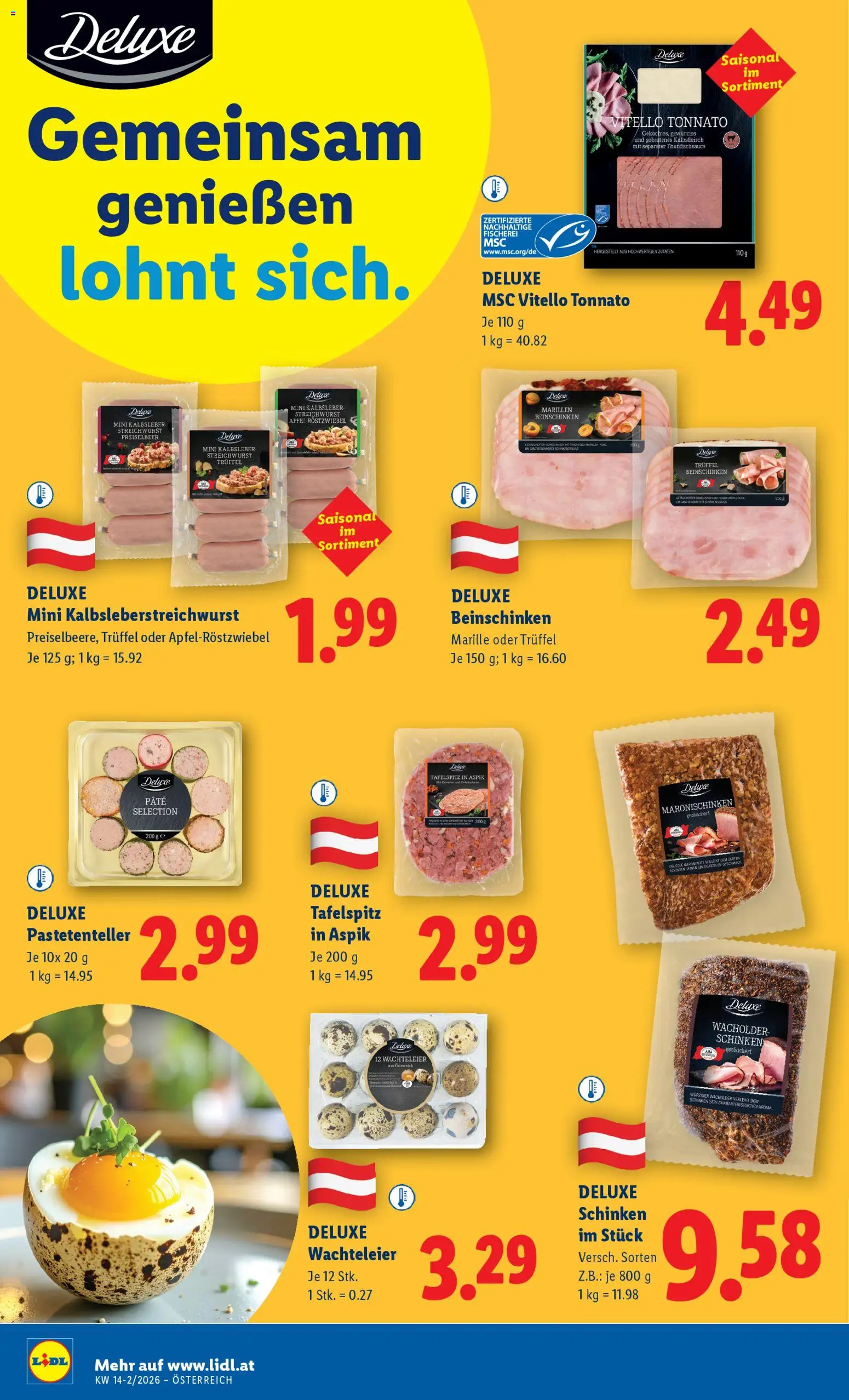Lidl - Flugblatt gültig ab 02.04.2026 | Seite: 8 | Produkte: Schinken