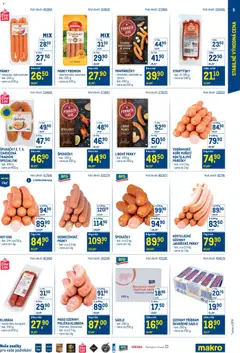 Náhled letáku Makro leták - Stabilně výhodná cena od 18.05.2026 | Strana: 5 | Produkty: Klobása, Uzeniny, Maso, Kuře