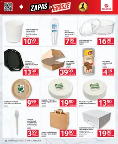 Pogląd oferty "Selgros cash&carry gazetka - Oferta dla gastronomii" - ważna od 16.07.2026 | Strona: 10 | Produkty: Ciasto, Talerze