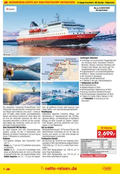 Netto Reisen Kreuzfahrten ab 11.06.2026 gültig | Seite: 4 | Produkte: Kaffee, Wasser, Föhn, TV