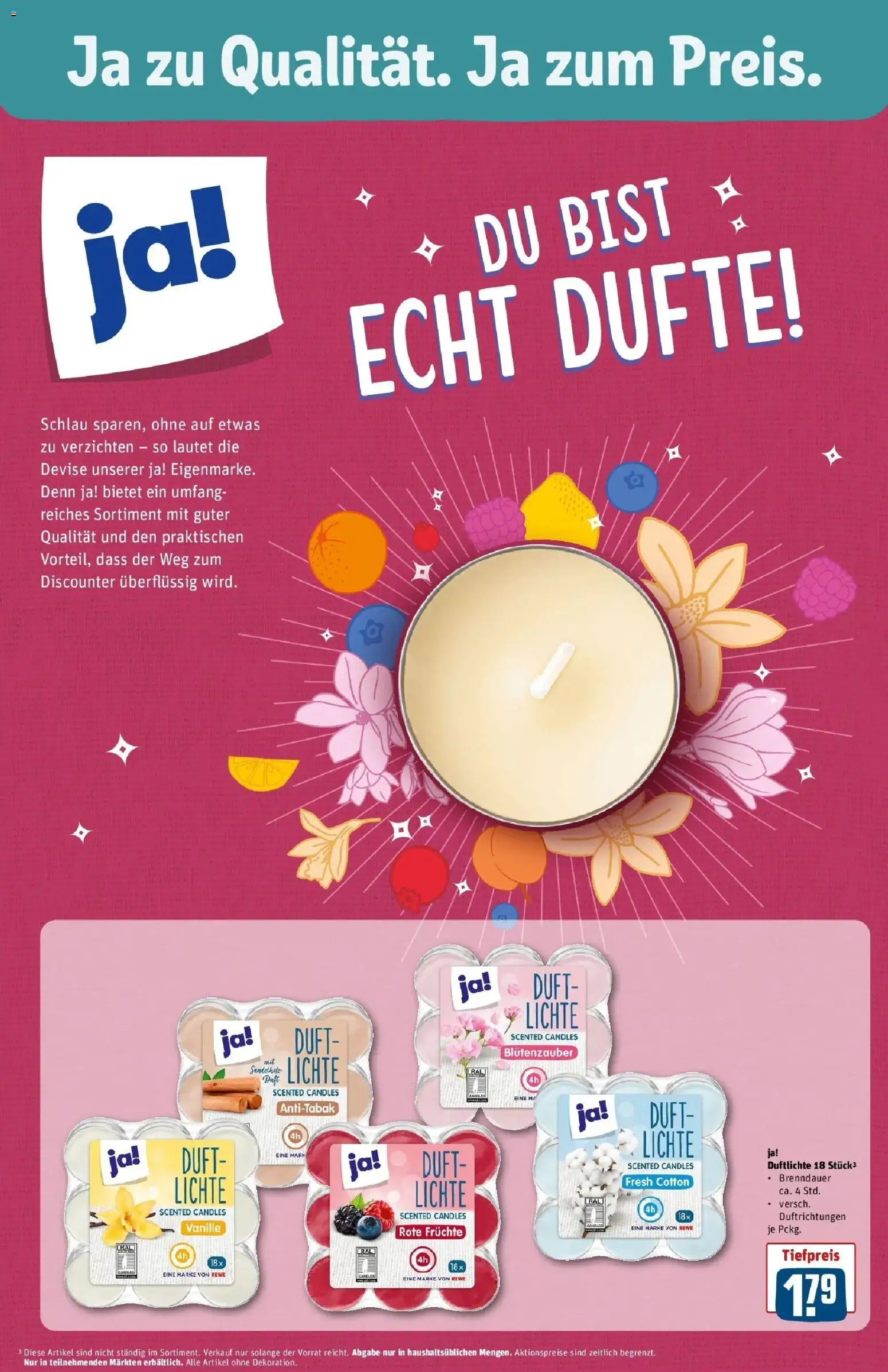 REWE Prospekt ab 31.08.2026 zum Blättern » Angebote | Seite: 15 | Produkte: Duft, Vanille