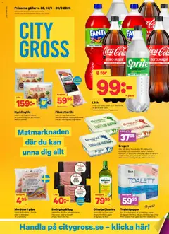 City Gross erbjudanden - Förhandsvisning av reklamblad från butik City Gross aktuell från 14/09/2026