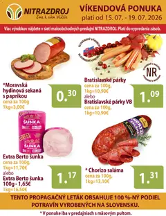 Nitrazdroj leták platný od 15.07.2026