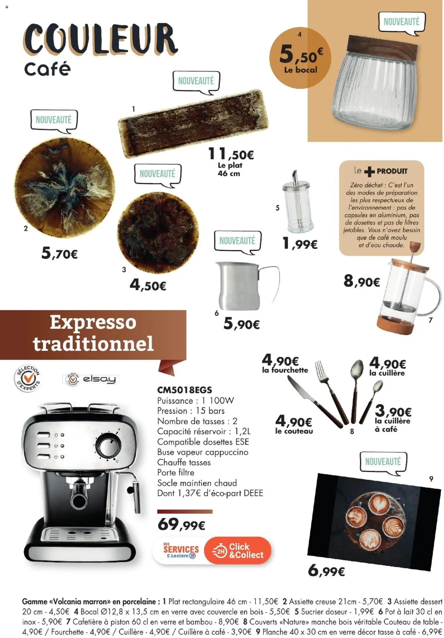 {H1} | Page: 12 | Produits: Sucrier, Porcelaine, Table, Tasses