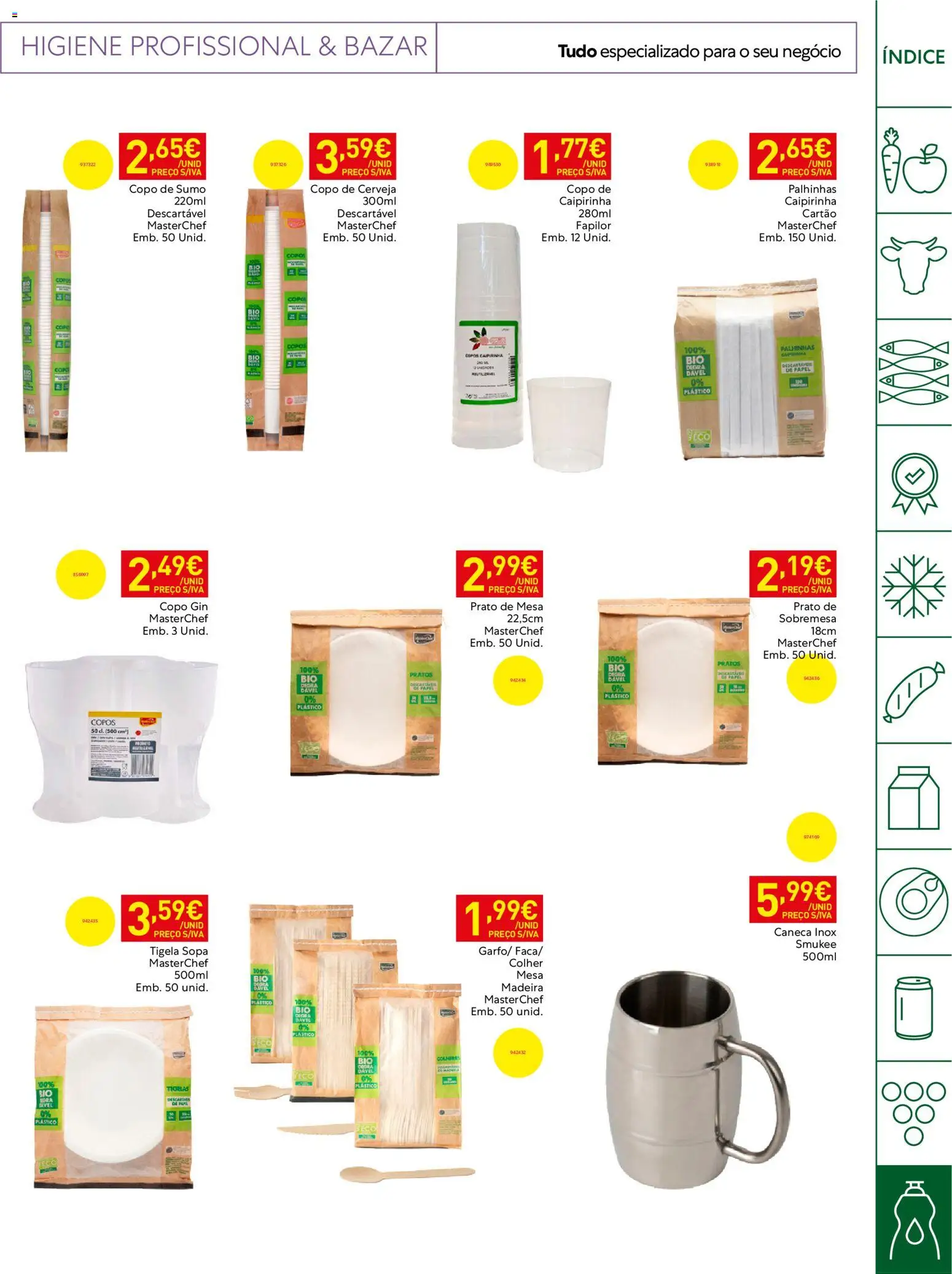 Recheio Horeca Madeira │ válido de 16.06.2026 | Página: 29 | Produtos: Pratos, Tigela, Caneca, Gin