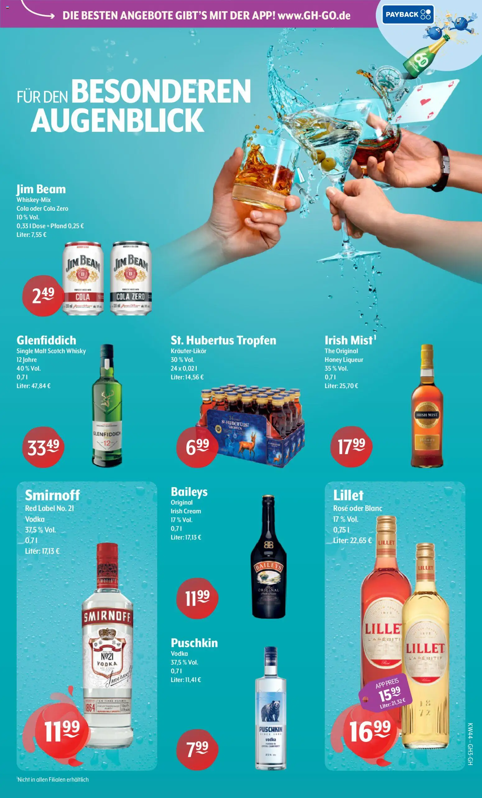 Trink und Spare Prospekt – gültig ab 26.10.2026 | Seite: 5 | Produkte: Whisky, Cola, Smirnoff, Baileys