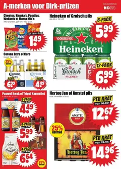 Dirk folder / publicité - Voorbeeld van een folder van Dirk, geldig van 03.06.2026 | Pagina: 20 | Producten: Fles, Bier, Zak, Cheetos