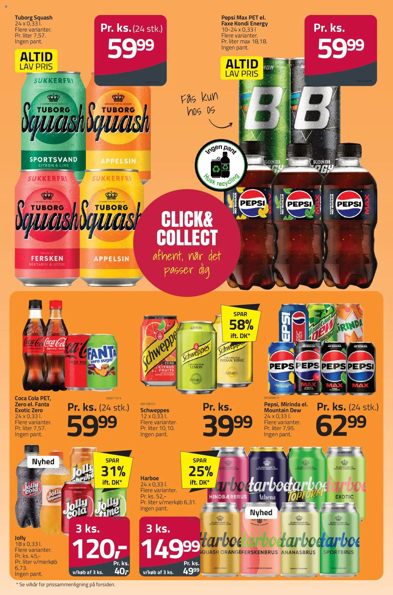 Fleggaard tilbudsavis – gyldig fra 05/08/2026 | Side: 12 | Produkter: Squash, Fanta, Pepsi Max, Tuborg Squash