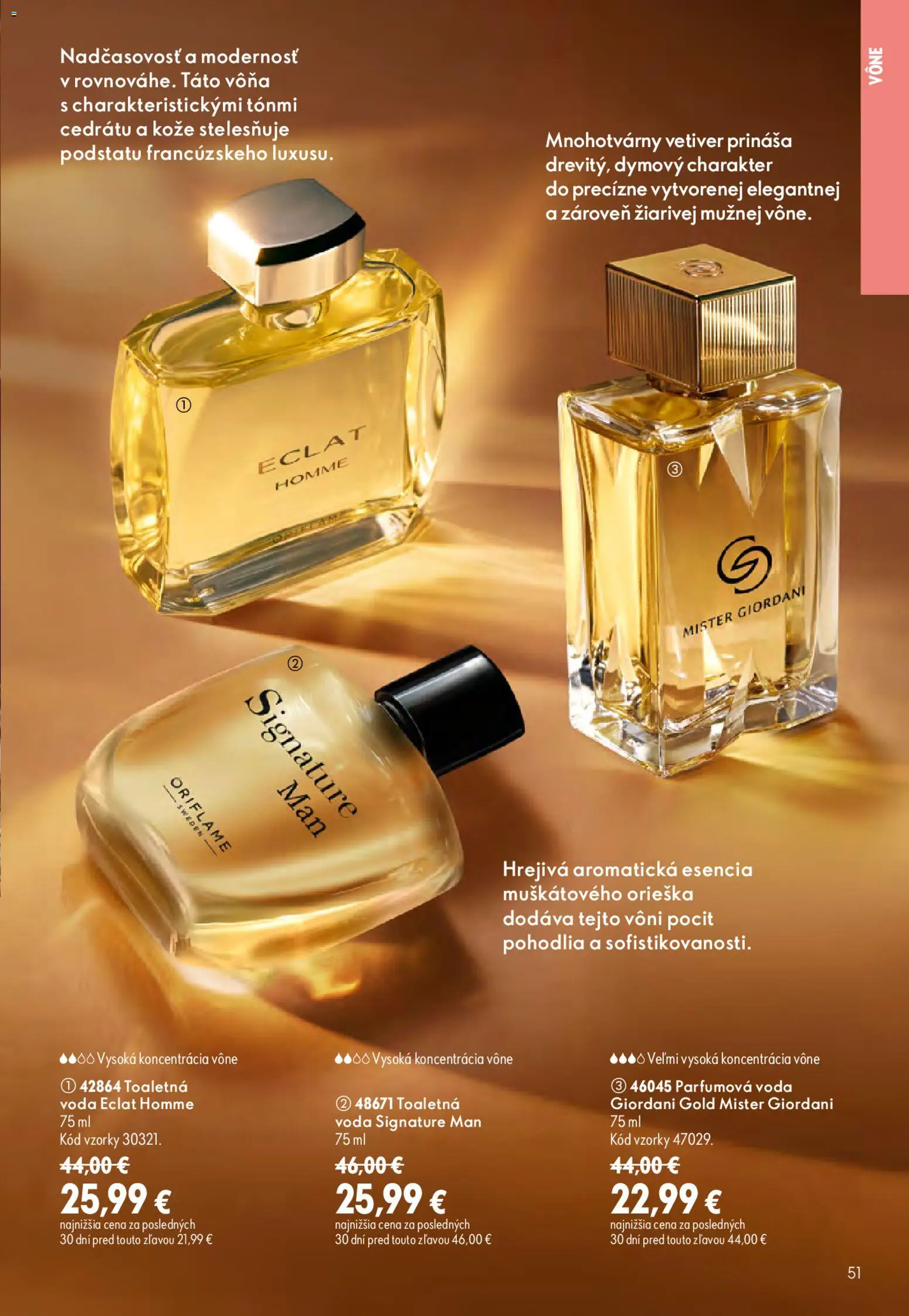 Nové Oriflame akcie – leták je platný od 19.08.2026 | Strana: 51 | Produkty: Voda