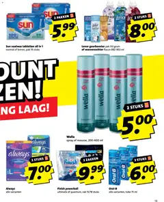 Boni folder week 31 - Voorbeeld van een folder van Boni, geldig van 27-07-2026 | Pagina: 19 | Producten: Wasverzachter, Vaatwas tabletten, Zak, Haarspray