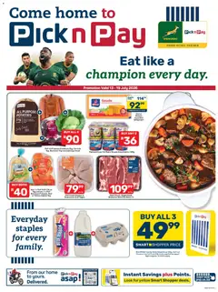 Pick n Pay specials catalogue – valid from 13/07/2026