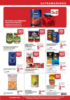 Vista previa Supercor Canarias válido desde el 21.05.2026 | Página: 27 | Productos: Κρεμάστρα, Pescado, Té, Tomate triturado