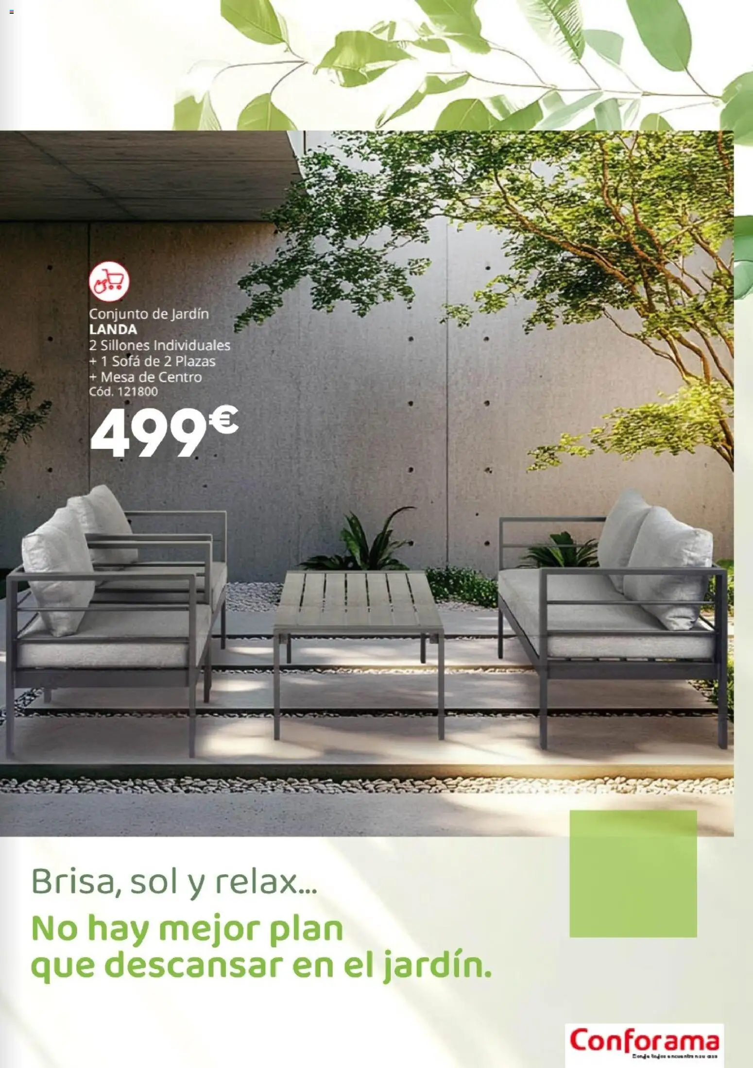 Conforama Guía Jardín 2026 │ válido desde el 19.03.2026 | Página: 15 | Productos: Sofá, Mesa