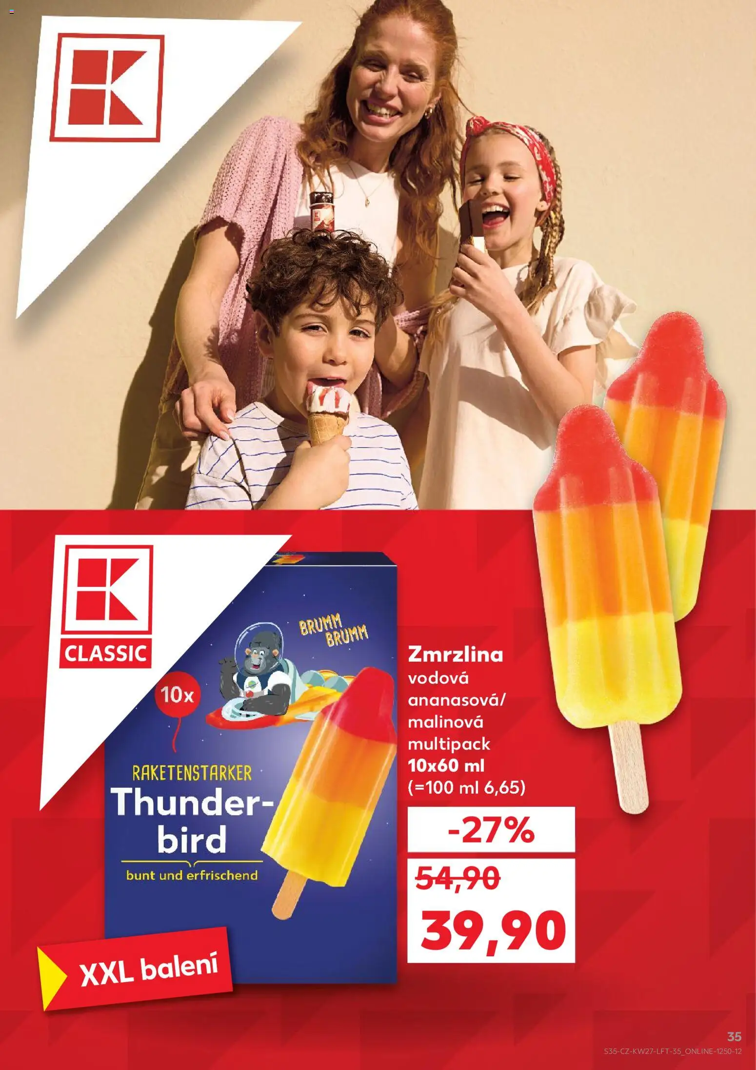 Kaufland leták - Praha 4 od 01.07.2026 | Strana: 35 | Produkty: Zmrzlina