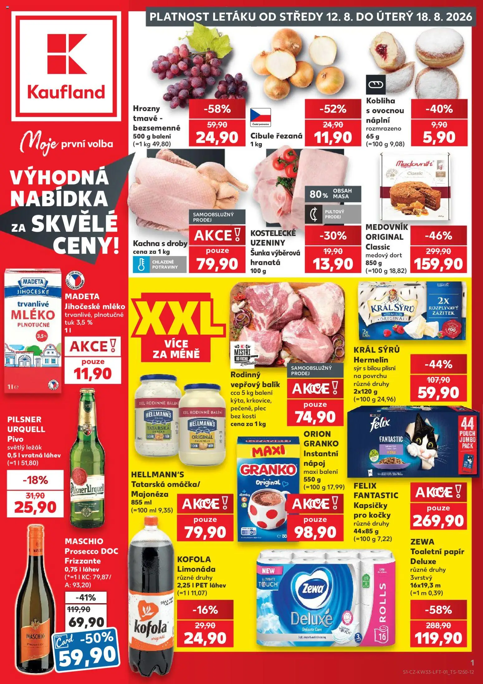 Kaufland leták - Kolín od 12.08.2026 | Strana: 1