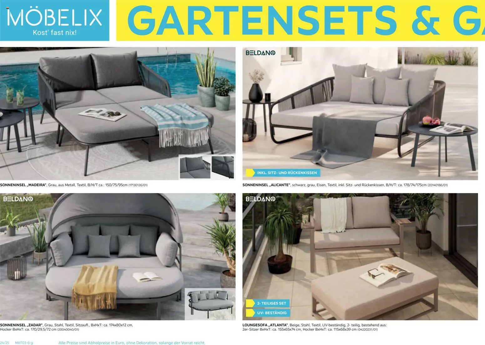 Möbelix Gartenmöbel gültig ab 16.03.2026 | Seite: 24
