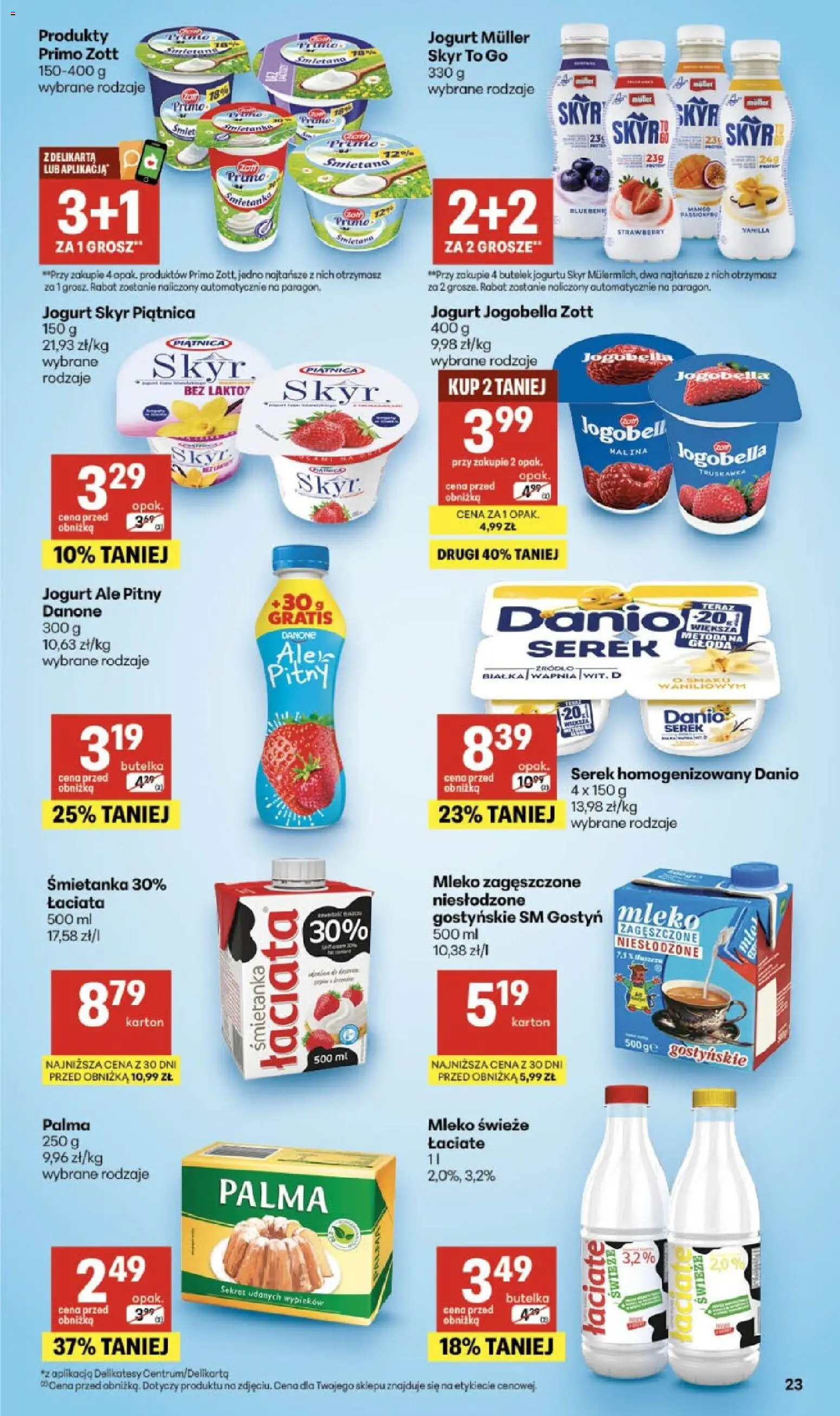 Delikatesy Centrum Black Weeks od 29.10.2026 | Strona: 23 | Produkty: Jogurt Skyr, Piątnica, Delikatesy, Skyr