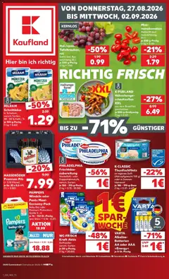 Kaufland Prospekt Gummersbach ab 27.08.2026 gültig