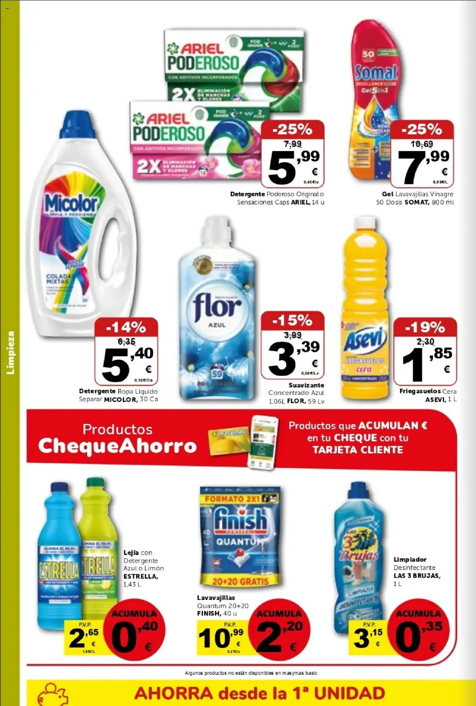 Masymas folleto │ válido desde el 21/08/2026 | Página: 16 | Productos: Detergente, Limón, Lavavajillas, Vinagre