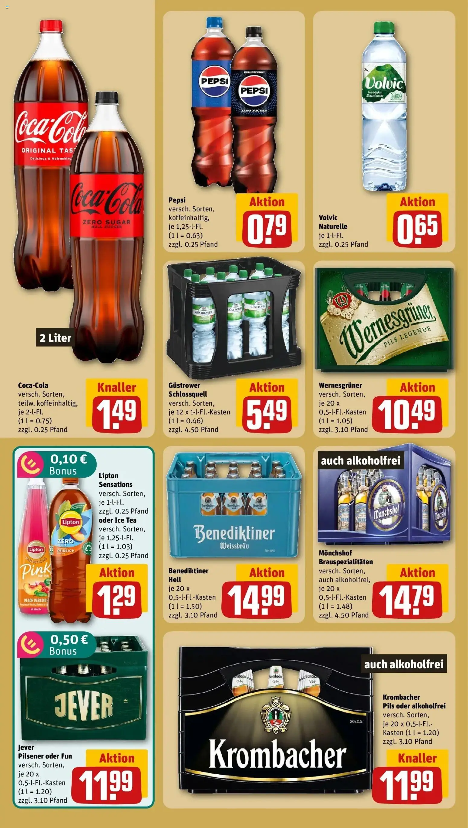 REWE Prospekt ab 24.08.2026 zum Blättern » Angebote | Seite: 22 | Produkte: Zucker, Krombacher, Pepsi, Volvic