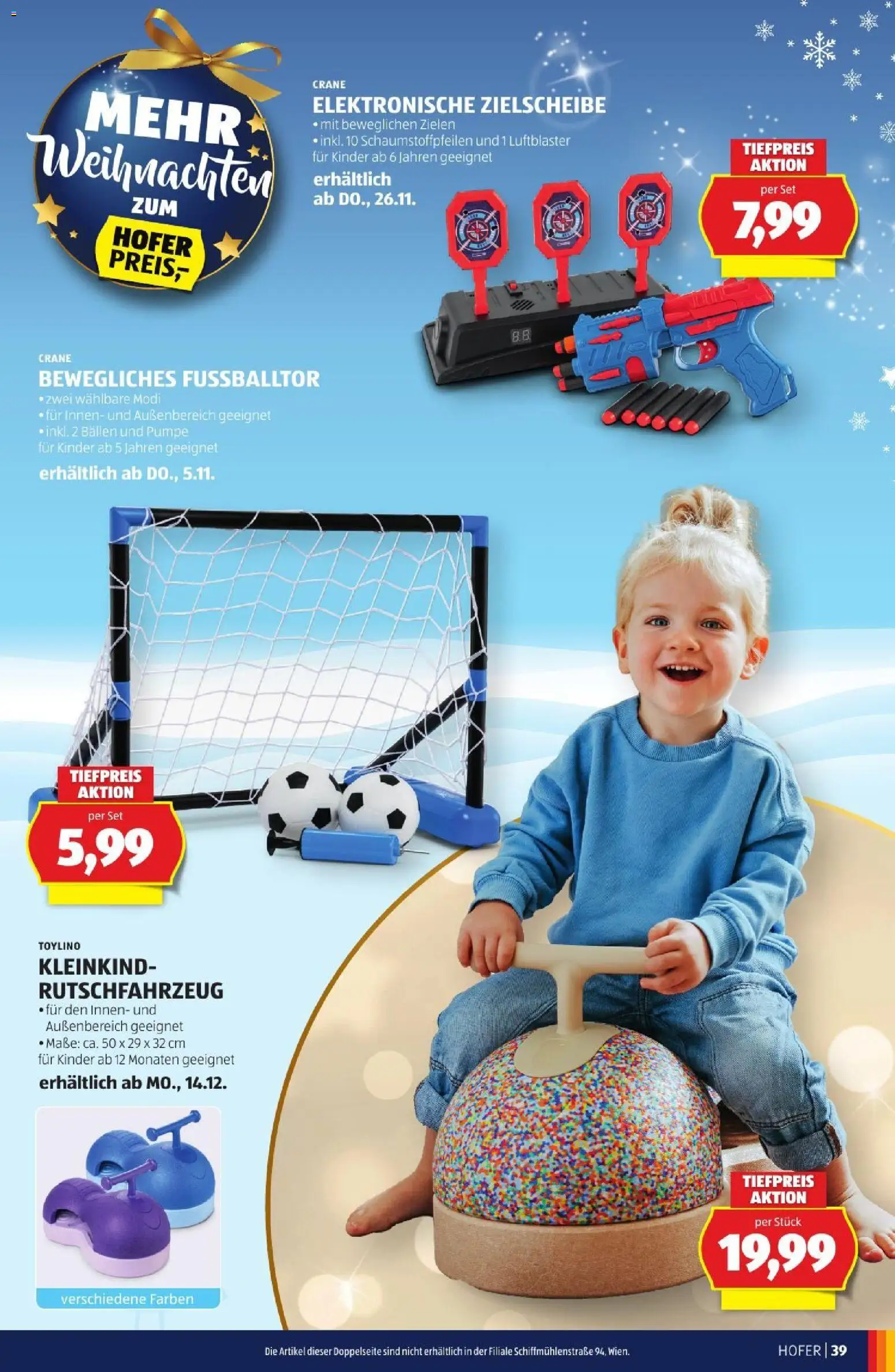 Hofer Weihnachtskatalog gültig ab 28.10.2026 | Seite: 39