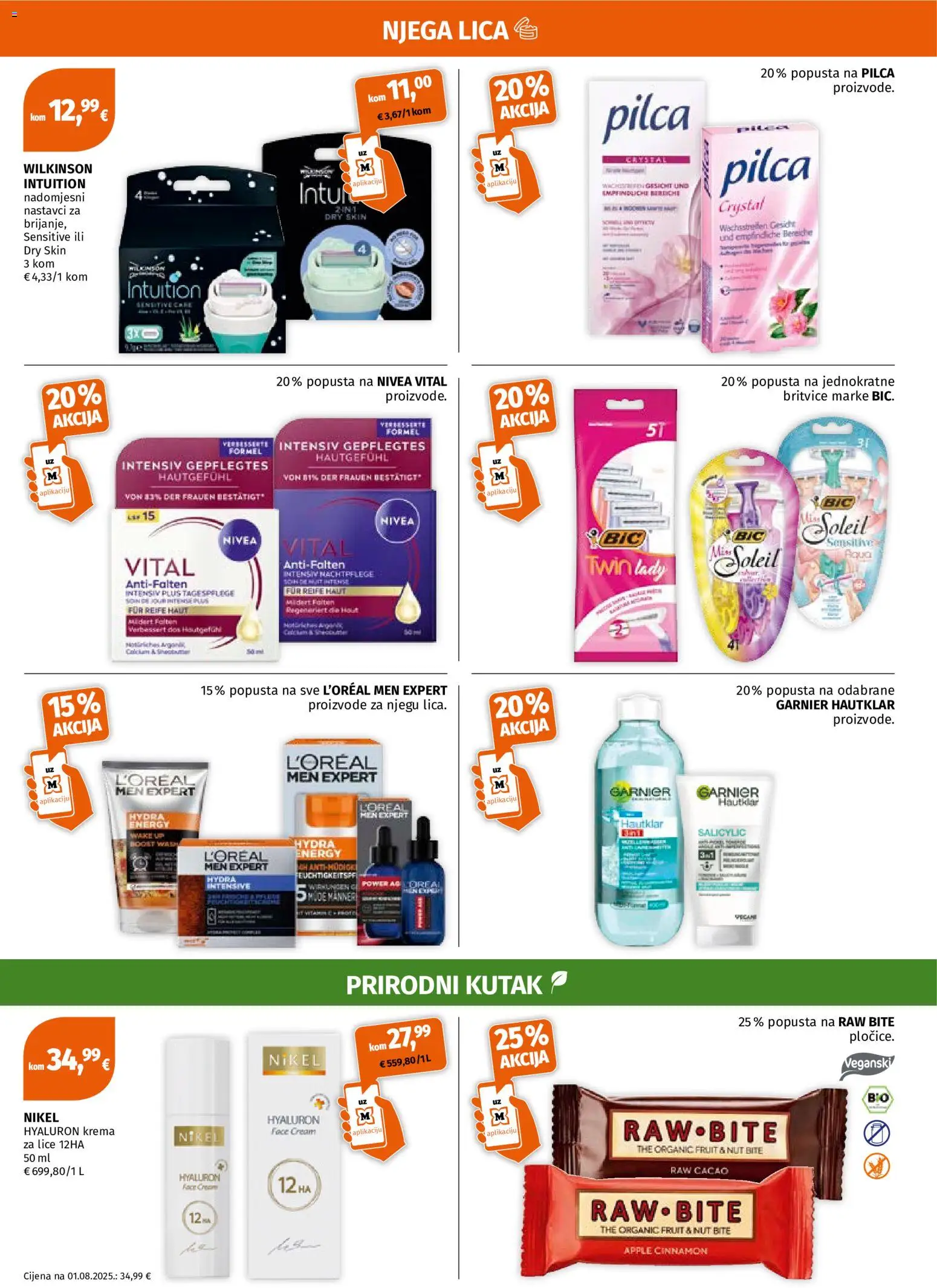Müller katalog | vrijedi od 20.07.2026 | Stranica: 3 | Proizvodi: Krema, Nivea, Garnier