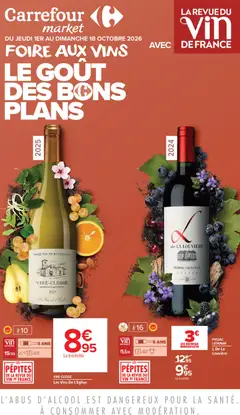 Carrefour Market - Prévisualisation de Carrefour Market La foire aux vins valide à partir de 01/10/2026