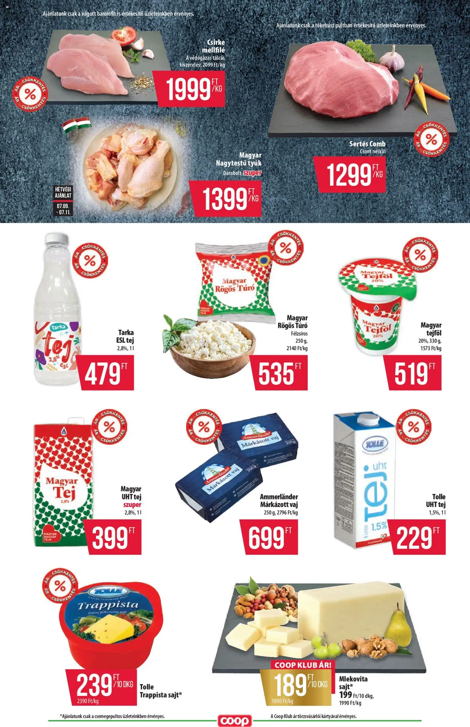 COOP akciós ujság - amely érvényes a következő dátumtól: 09.07.2026 | Oldal: 3