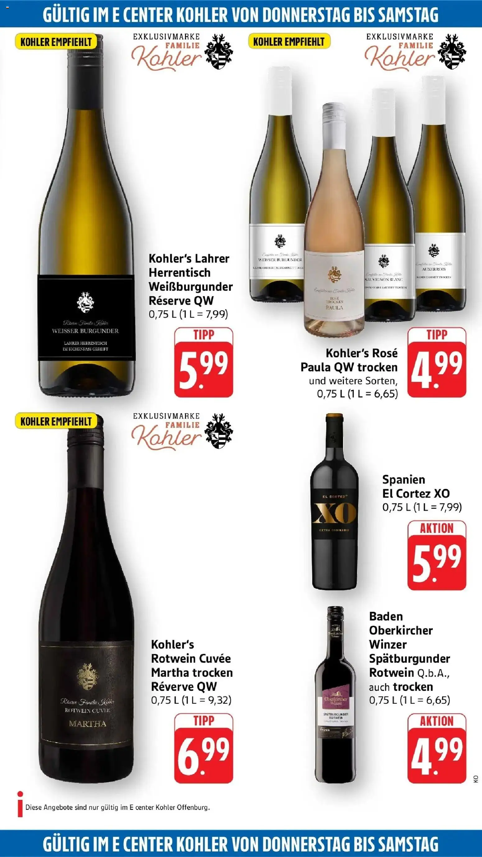 Edeka Prospekt Offenburg (ab 24.08.2026) » Angebote Online | Seite: 55 | Produkte: Rotwein