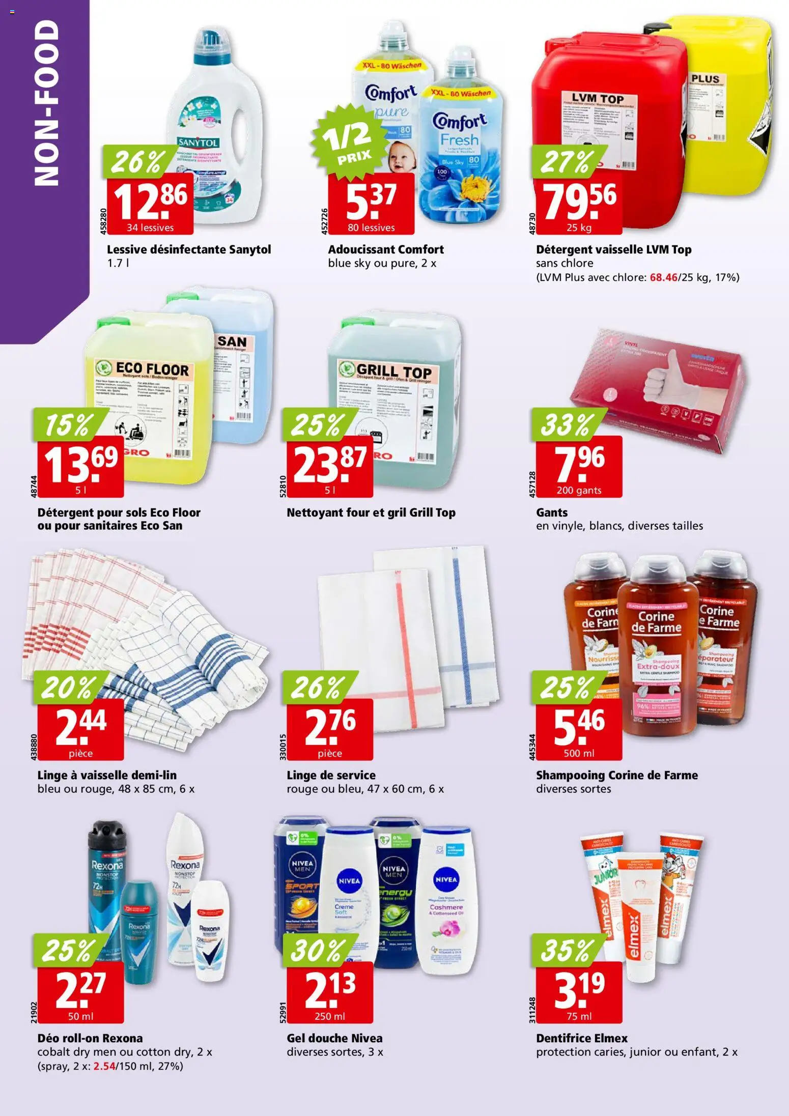 Aligro aktionen Chavannes, Matran, Genève, Sion – gültig ab 13.07.2026 | Seite: 30 | Produkte: Shampoo, Rouge, Top, Creme