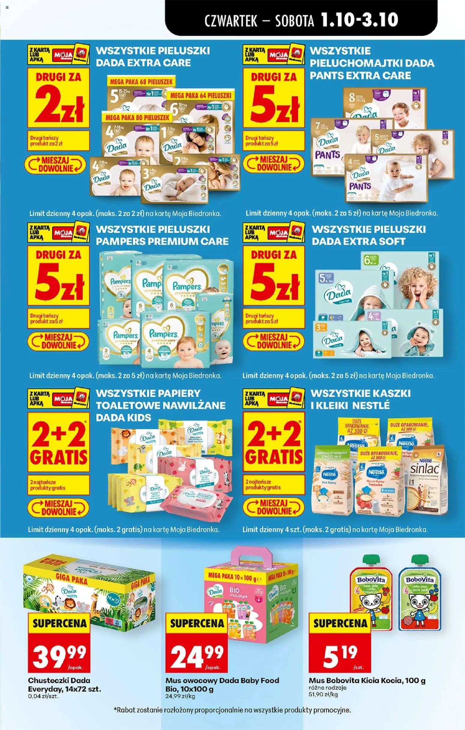 Biedronka Polsko leták - Codziennie niskie ceny od 01.10.2026 | Strana: 69 | Produkty: Pampers, Pampers Premium Care, Pants
