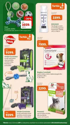 Fressnapf akciós újság - amely érvényes a következő dátumtól: 07.05.2026 | Oldal: 11 | Termékek: Játék, Riasztó